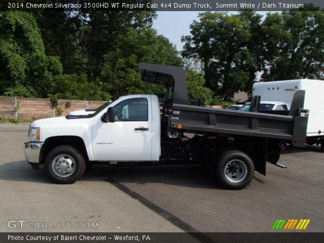 2014 Chevrolet Silverado 3500HD WT Regular Cab 4x4 Dump Truck in Summit White
