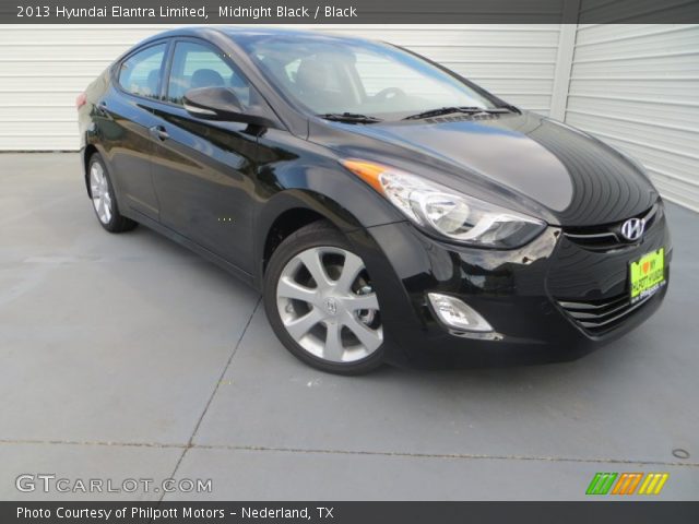 2013 Hyundai Elantra Limited in Midnight Black