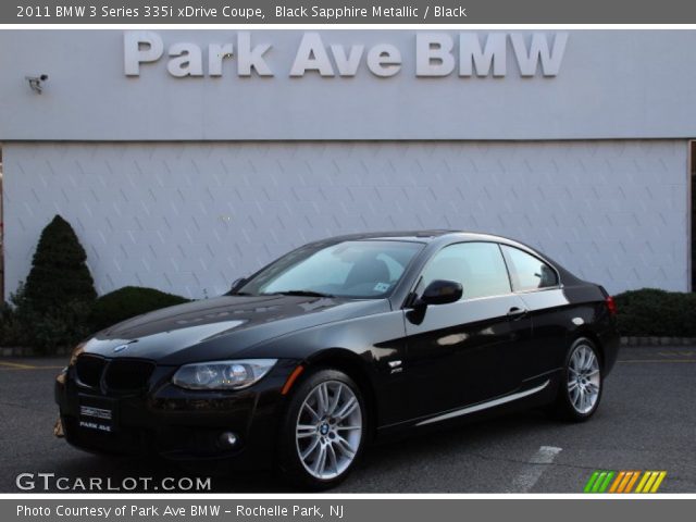 2011 BMW 3 Series 335i xDrive Coupe in Black Sapphire Metallic