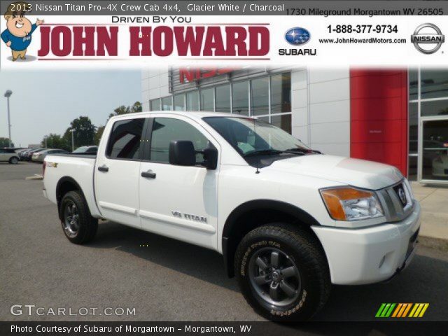 2013 Nissan Titan Pro-4X Crew Cab 4x4 in Glacier White