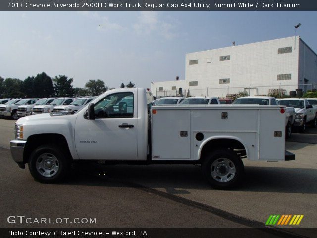 2013 Chevrolet Silverado 2500HD Work Truck Regular Cab 4x4 Utility in Summit White