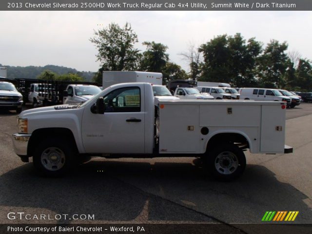 2013 Chevrolet Silverado 2500HD Work Truck Regular Cab 4x4 Utility in Summit White