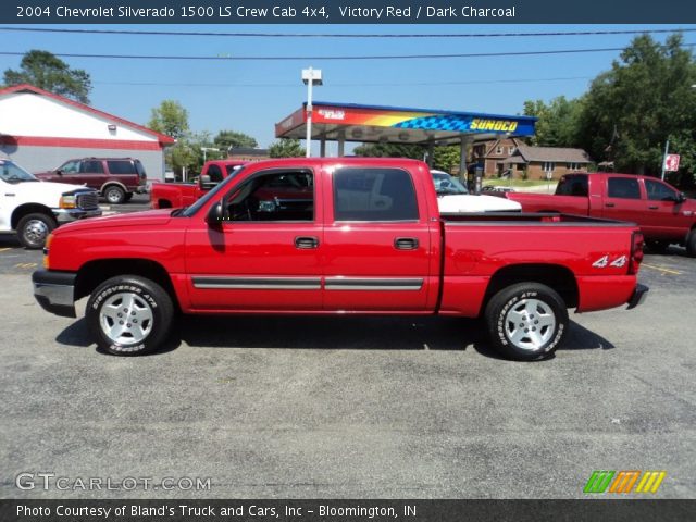 2004 Chevrolet Silverado 1500 LS Crew Cab 4x4 in Victory Red