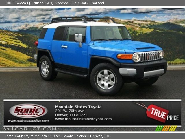 2007 Toyota FJ Cruiser 4WD in Voodoo Blue