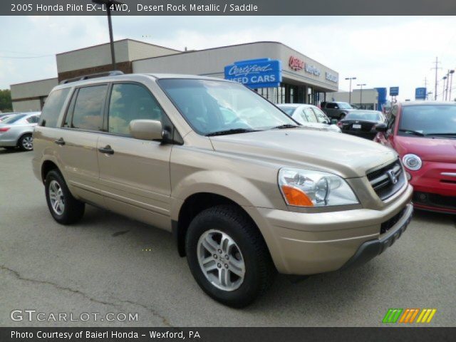 2005 Honda Pilot EX-L 4WD in Desert Rock Metallic