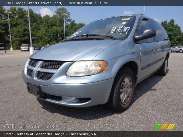 2003 Dodge Grand Caravan Sport in Butane Blue Pearl