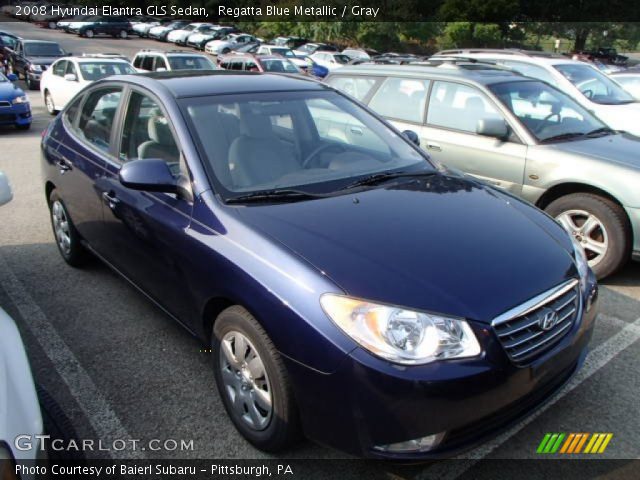 2008 Hyundai Elantra GLS Sedan in Regatta Blue Metallic