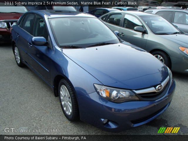 2011 Subaru Impreza 2.5i Premium Sedan in Marine Blue Pearl