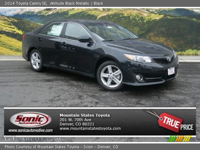 2014 Toyota Camry SE in Attitude Black Metallic