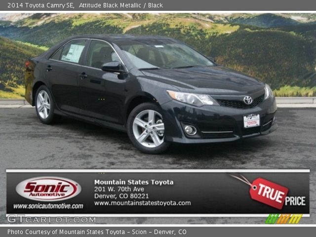 2014 Toyota Camry SE in Attitude Black Metallic