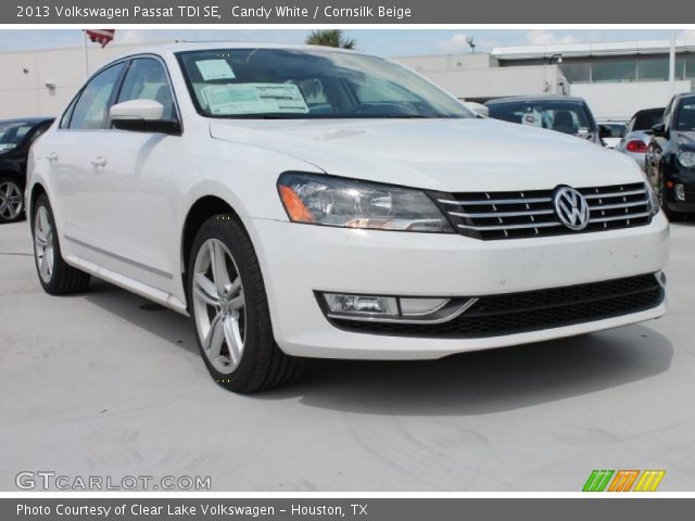 2013 Volkswagen Passat TDI SE in Candy White