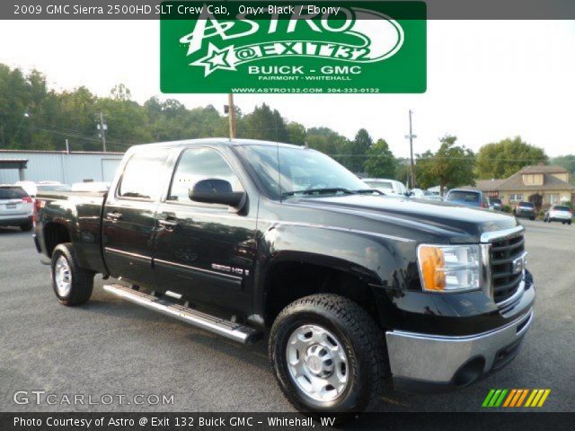 2009 GMC Sierra 2500HD SLT Crew Cab in Onyx Black