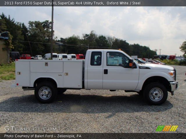 2013 Ford F350 Super Duty XL SuperCab 4x4 Utility Truck in Oxford White