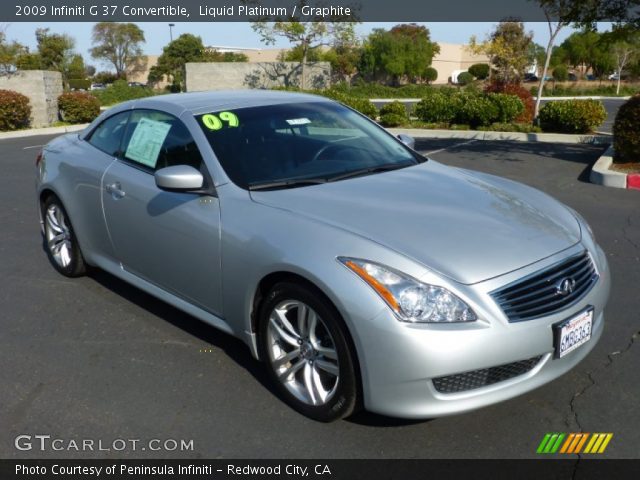 2009 Infiniti G 37 Convertible in Liquid Platinum