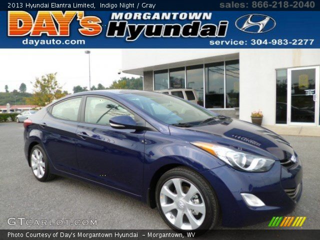 2013 Hyundai Elantra Limited in Indigo Night