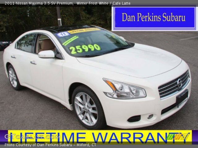 2011 Nissan Maxima 3.5 SV Premium in Winter Frost White
