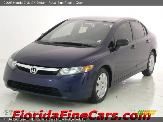 2006 Honda Civic DX Sedan in Royal Blue Pearl