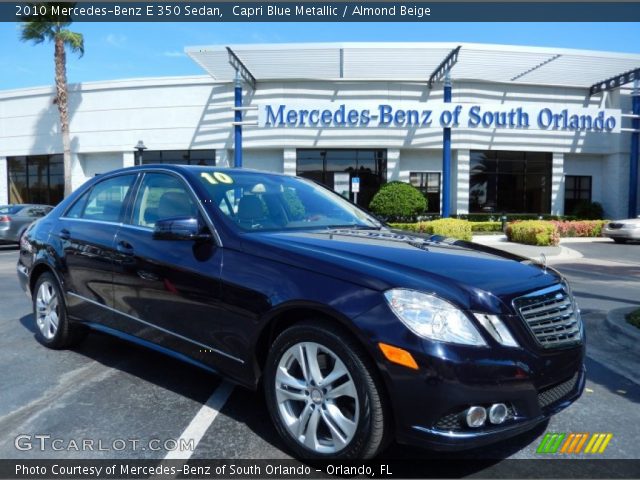 2010 Mercedes-Benz E 350 Sedan in Capri Blue Metallic