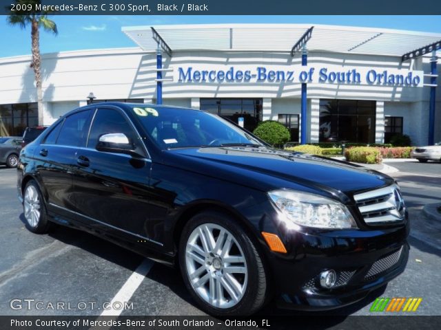 2009 Mercedes-Benz C 300 Sport in Black