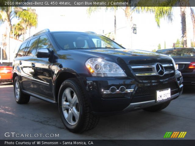 2010 Mercedes-Benz GL 450 4Matic in Capri Blue Metallic