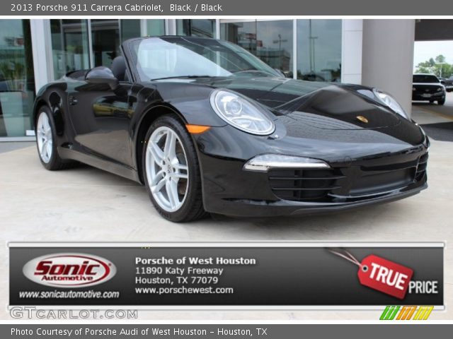 2013 Porsche 911 Carrera Cabriolet in Black