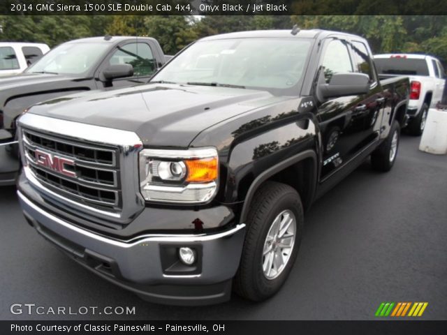 2014 GMC Sierra 1500 SLE Double Cab 4x4 in Onyx Black