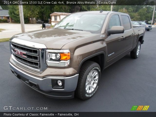 2014 GMC Sierra 1500 SLE Crew Cab 4x4 in Bronze Alloy Metallic