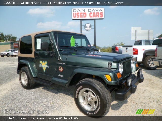 2002 Jeep Wrangler Sahara 4x4 in Shale Green Metallic