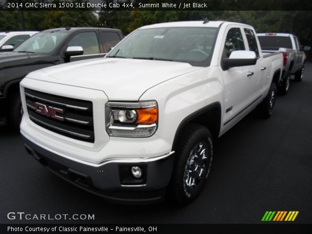 2014 GMC Sierra 1500 SLE Double Cab 4x4 in Summit White