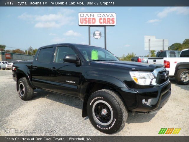 2012 Toyota Tacoma TX Pro Double Cab 4x4 in Black