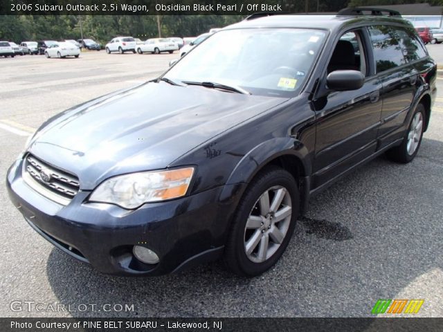 2006 Subaru Outback 2.5i Wagon in Obsidian Black Pearl