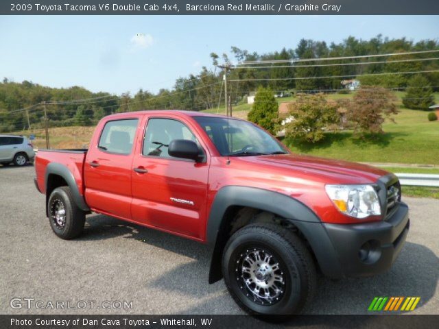 2009 Toyota Tacoma V6 Double Cab 4x4 in Barcelona Red Metallic