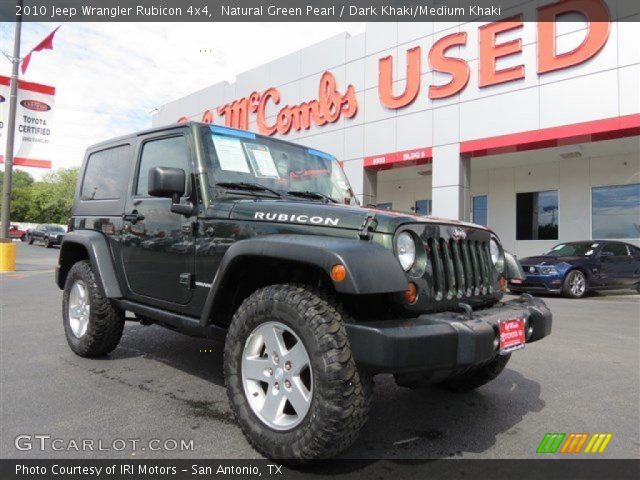 2010 Jeep Wrangler Rubicon 4x4 in Natural Green Pearl