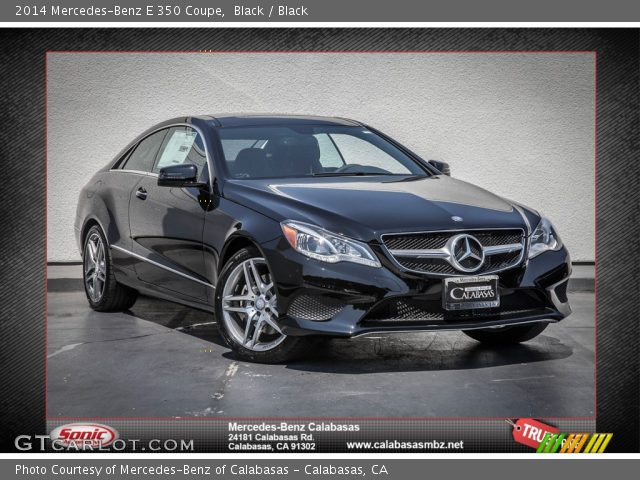 2014 Mercedes-Benz E 350 Coupe in Black