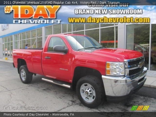 2011 Chevrolet Silverado 2500HD Regular Cab 4x4 in Victory Red
