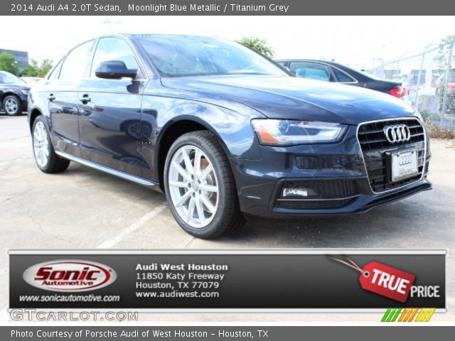 2014 Audi A4 2.0T Sedan in Moonlight Blue Metallic