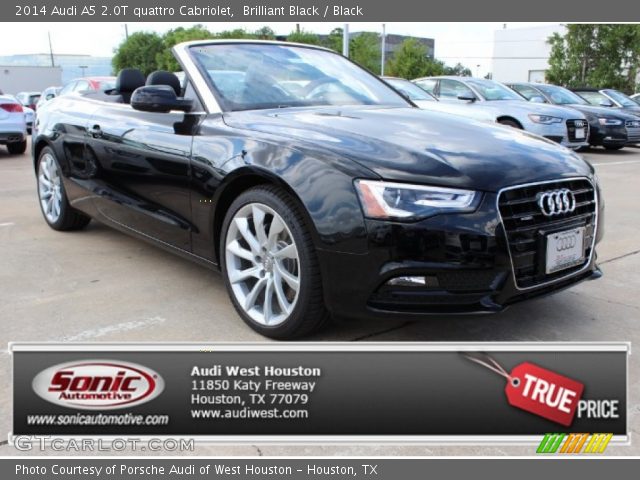 2014 Audi A5 2.0T quattro Cabriolet in Brilliant Black