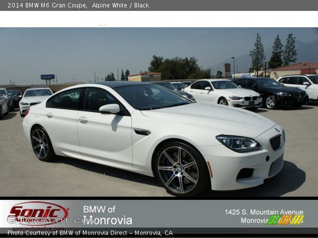 2014 BMW M6 Gran Coupe in Alpine White