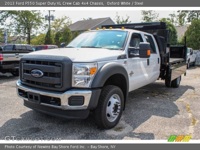 2013 Ford F550 Super Duty XL Crew Cab 4x4 Chassis in Oxford White