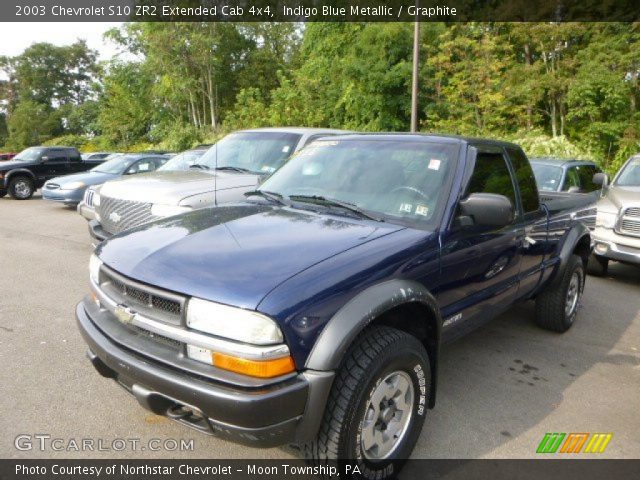 2003 Chevrolet S10 ZR2 Extended Cab 4x4 in Indigo Blue Metallic