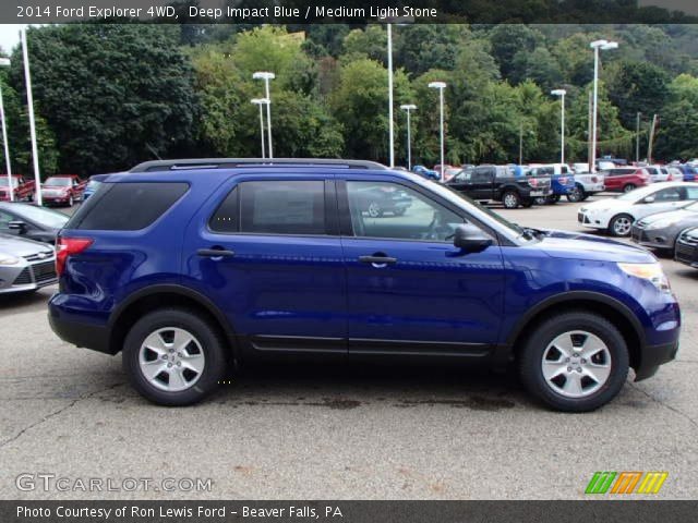 2014 Ford Explorer 4WD in Deep Impact Blue