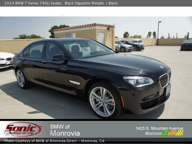 2014 BMW 7 Series 740Li Sedan in Black Sapphire Metallic