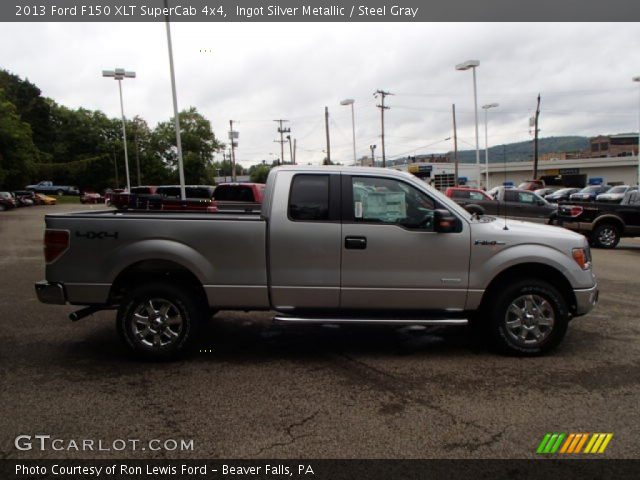 2013 Ford F150 XLT SuperCab 4x4 in Ingot Silver Metallic