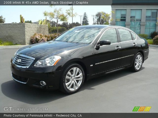 2008 Infiniti M 45x AWD Sedan in Black Obsidian