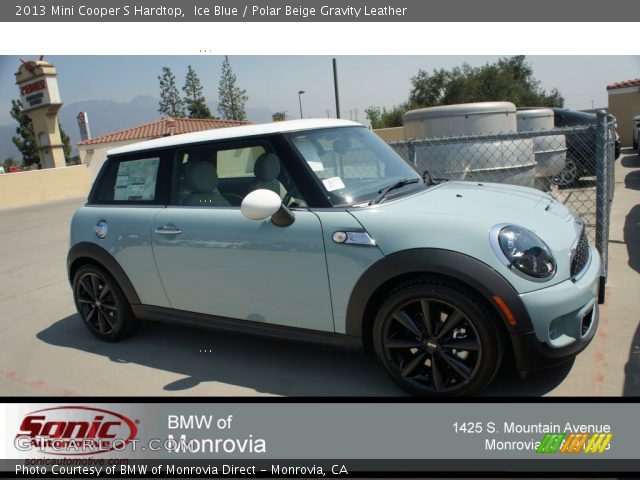 2013 Mini Cooper S Hardtop in Ice Blue