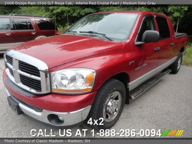 2006 Dodge Ram 1500 SLT Mega Cab in Inferno Red Crystal Pearl