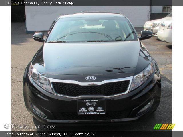 2012 Kia Optima LX in Ebony Black