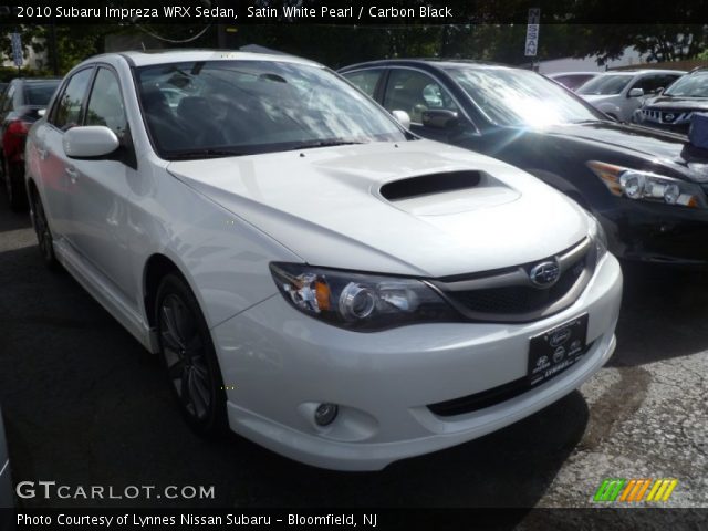 2010 Subaru Impreza WRX Sedan in Satin White Pearl