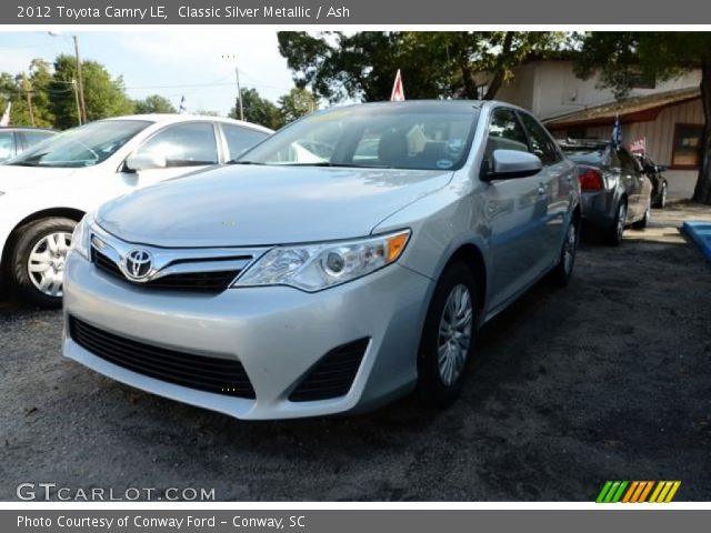 2012 Toyota Camry LE in Classic Silver Metallic