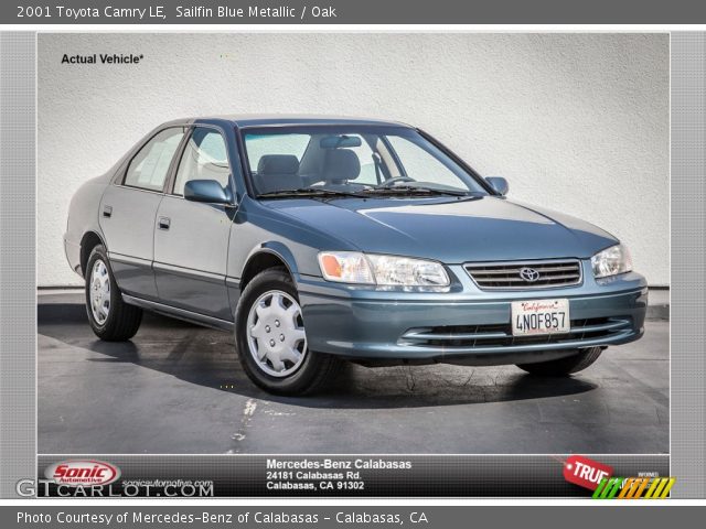 2001 Toyota Camry LE in Sailfin Blue Metallic